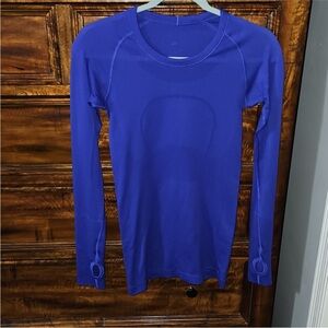 Lululemon Swiftly Tech Long Sleeve Top Sz 4, Thumb Holes Rare